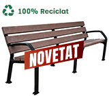 banc alba reciclat