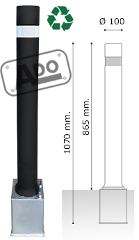 models pilones A-eco amb base extrable ferro