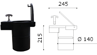 base plstic extrable pilones a-eco